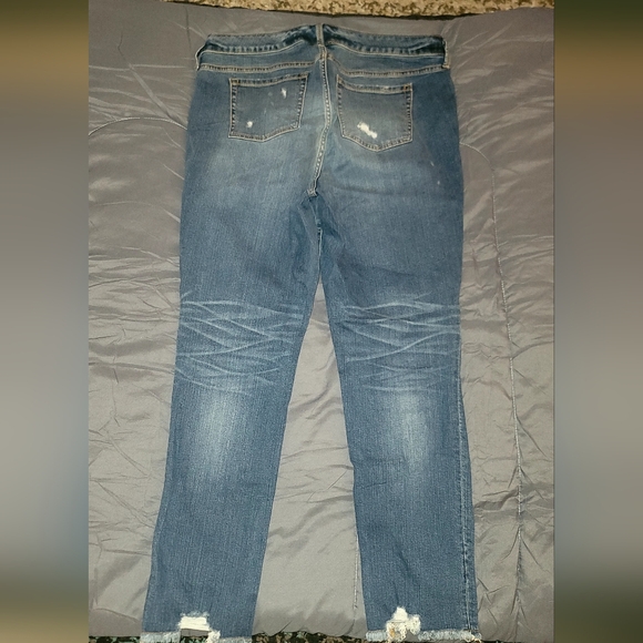Torrid Vintage Stretch Boyfriend Straight Jeans Distressed Size 14R - Picture 5 of 7